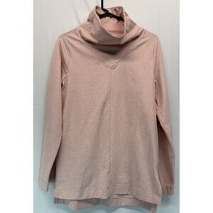 Women's Size X Small Neck Pullover Mauve Pink Zuda Long Sleeve